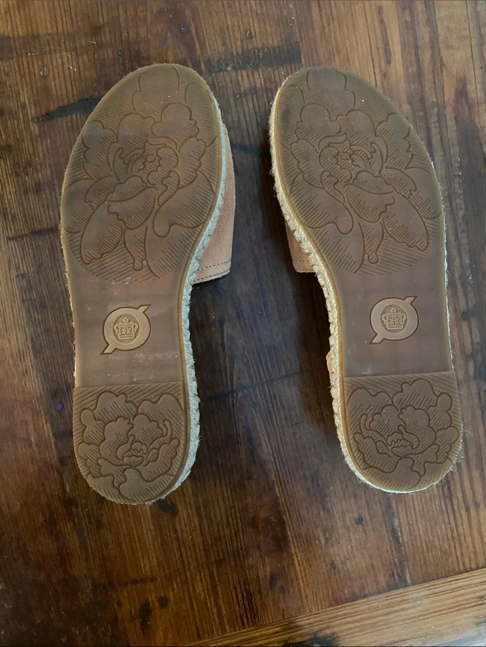Born Tan Suede Espadrille Flats